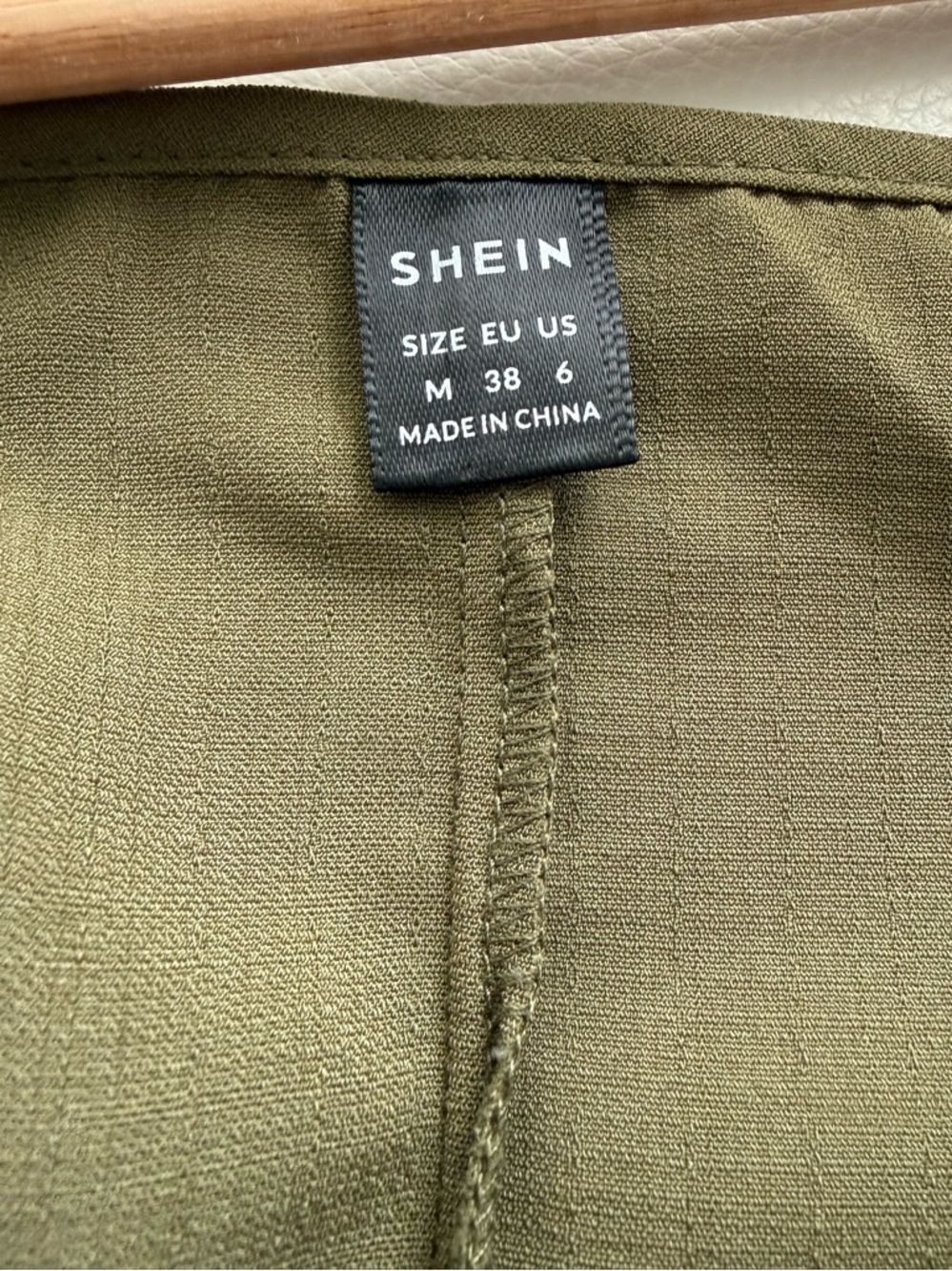 SHEIN Olive Green Sleeveless Romper - Picture 4 of 5
